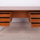 Mid-Century Freestanding Teak Desk, 1960s