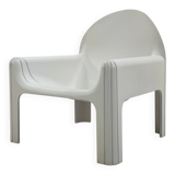 Fauteuil Blanc Modèle 4894 par Gae Aulenti pour Kartell, 1970