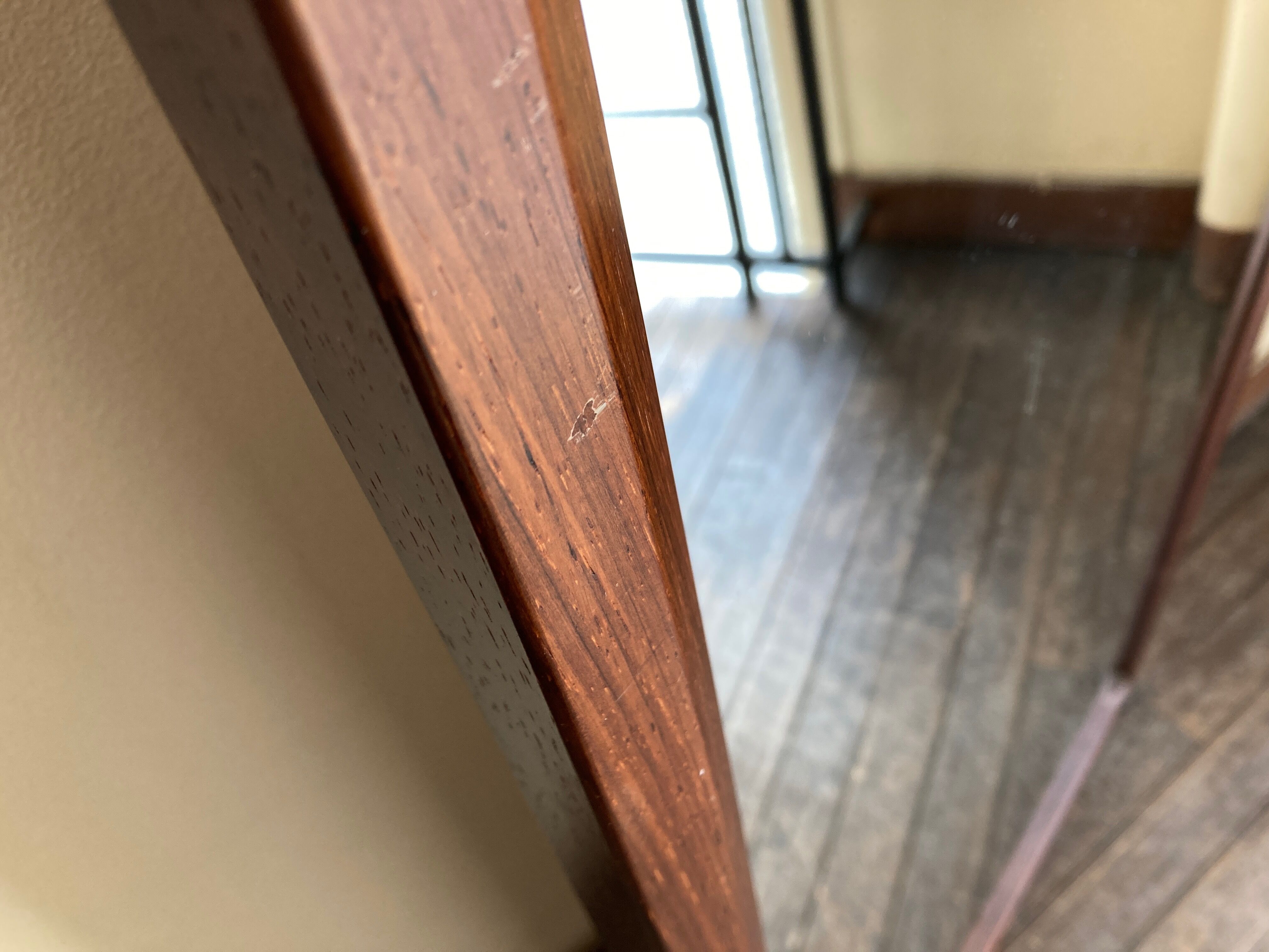 Scandinavian rosewood mirror Aksel Kjersgaard 166 for Möbel Odder 1960