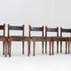 Chaises de salle à manger vintage Bernini par Silvio Coppola, ensemble de 6
