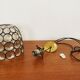 Mid Century Modern iron ring design pendant lamp by Glashütte Limburg