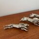 Set of 6 vintage silver-plated knife rests – rabbit shape – style