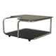 Table basse trolley, design italien, années 1980, production : Italie