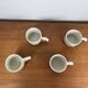 Set de 4 tasses à café/ thé  "La Colombe", 1950/60