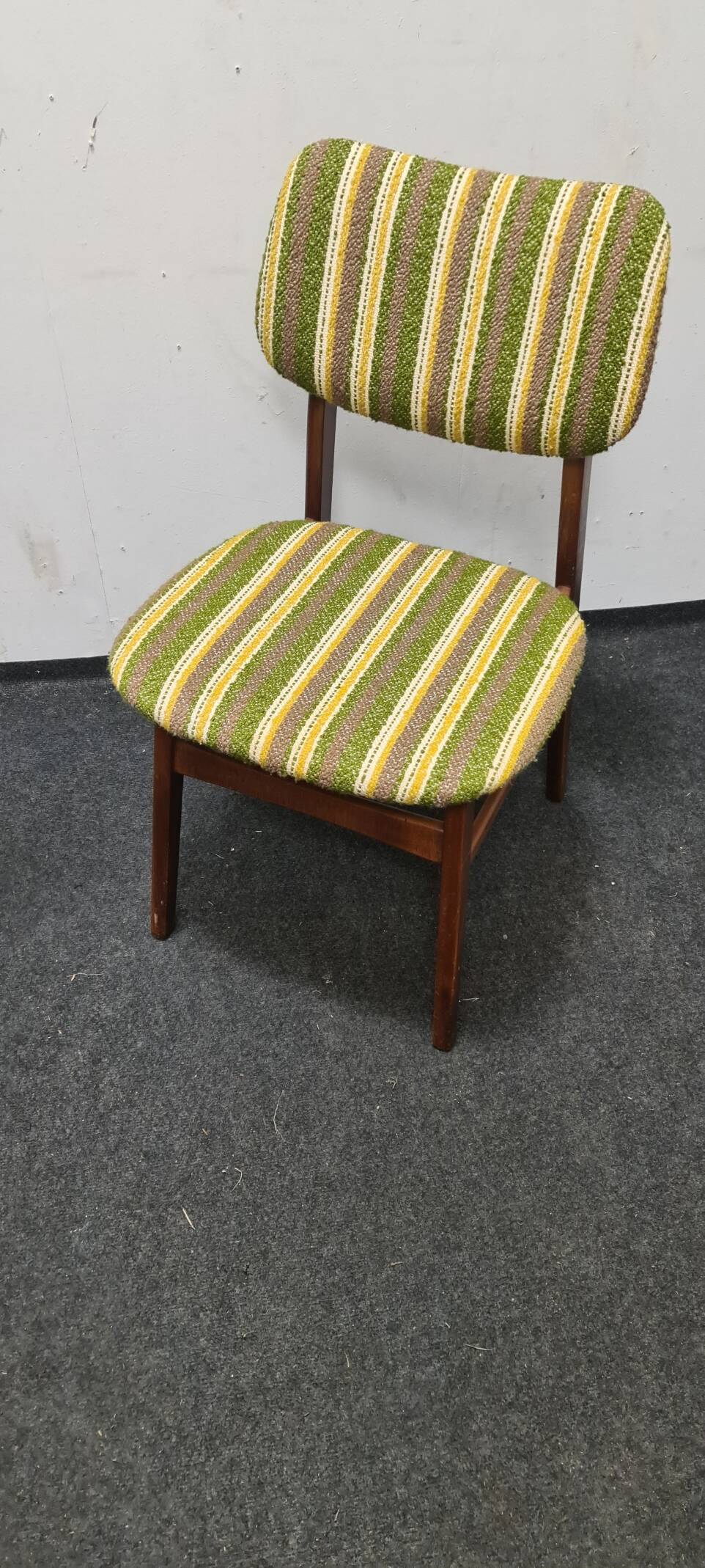 One Vintage teak dining chair