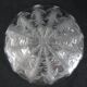 Dandelion cup signed Lalique VDA, glassware from Alsace