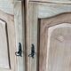 French vintage wooden bookcase
