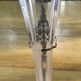 Paire de vases soliflore en verre