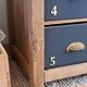 Vintage high sideboard in solid oak