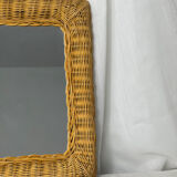 Wicker mirror