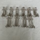 Molded glass knife holder