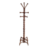Faux bamboo standing coat rack, 1970s