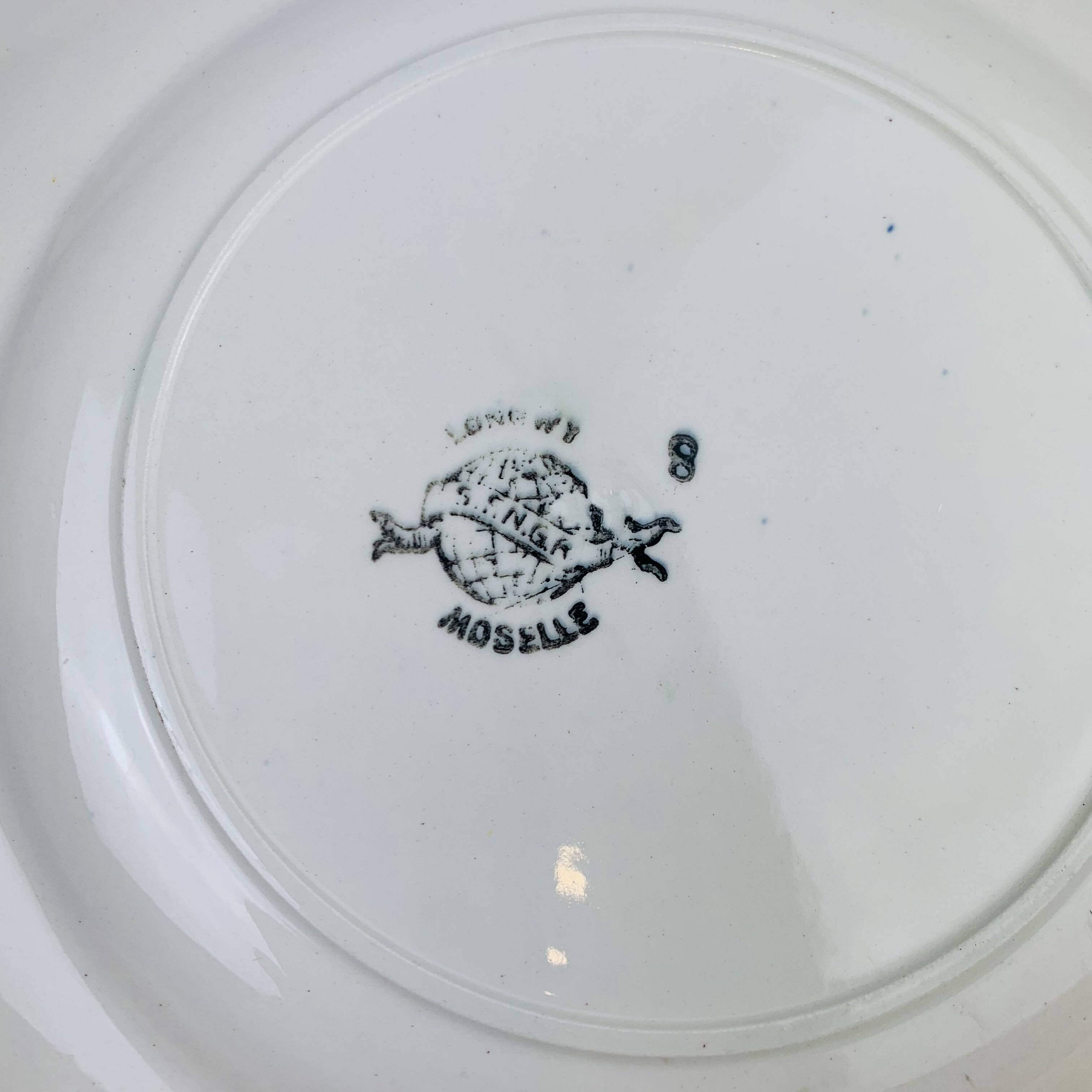 6 iron earth flat plates from Longwy