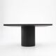 Table ronde/carrée en chêne noir