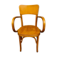 Baumann armchair curved wood armrests