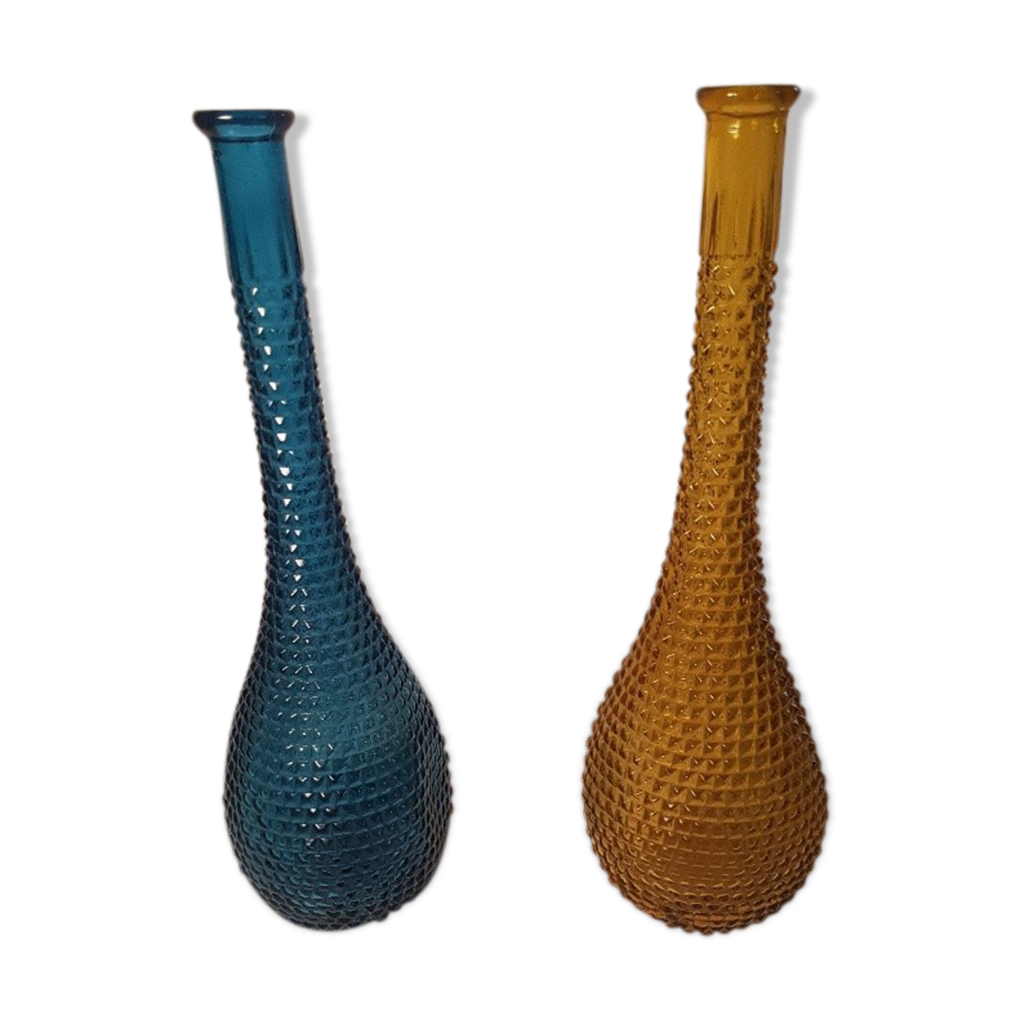 2 glass bottles Italy