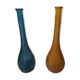 2 glass bottles Italy