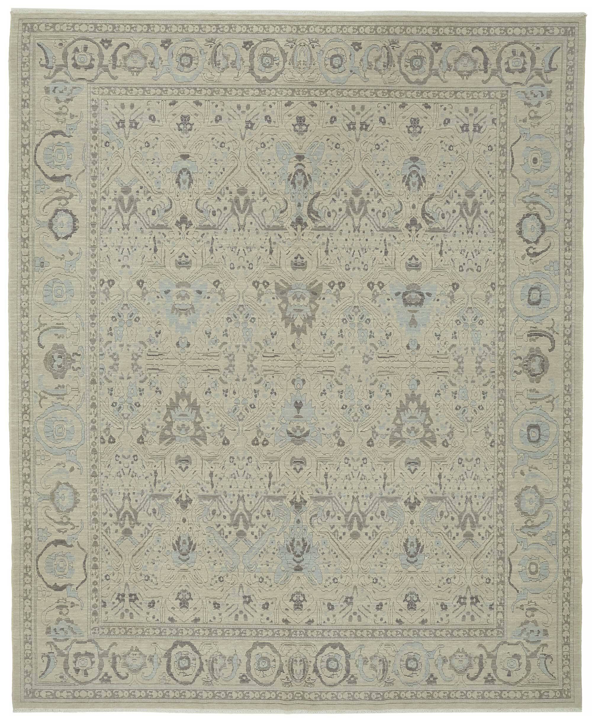 Turkish Handcrafted Loom Oushak Rug 274 cm x 330 cm