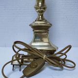 Lamp foot gilded bronze tripod height 50 cm