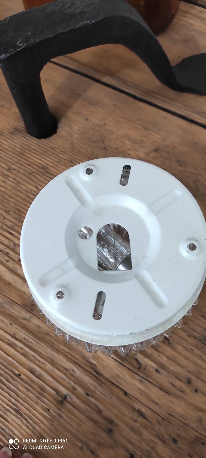 Vintage glass ceiling light