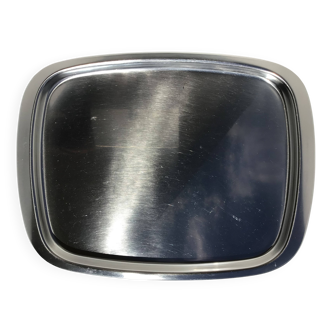 England rectangular stainless steel tray with rounded corners