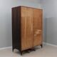 Italian mid century rosewood wardrobe 1950s