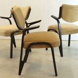 Vintage mid century schwingsessel 'fehrbellin'