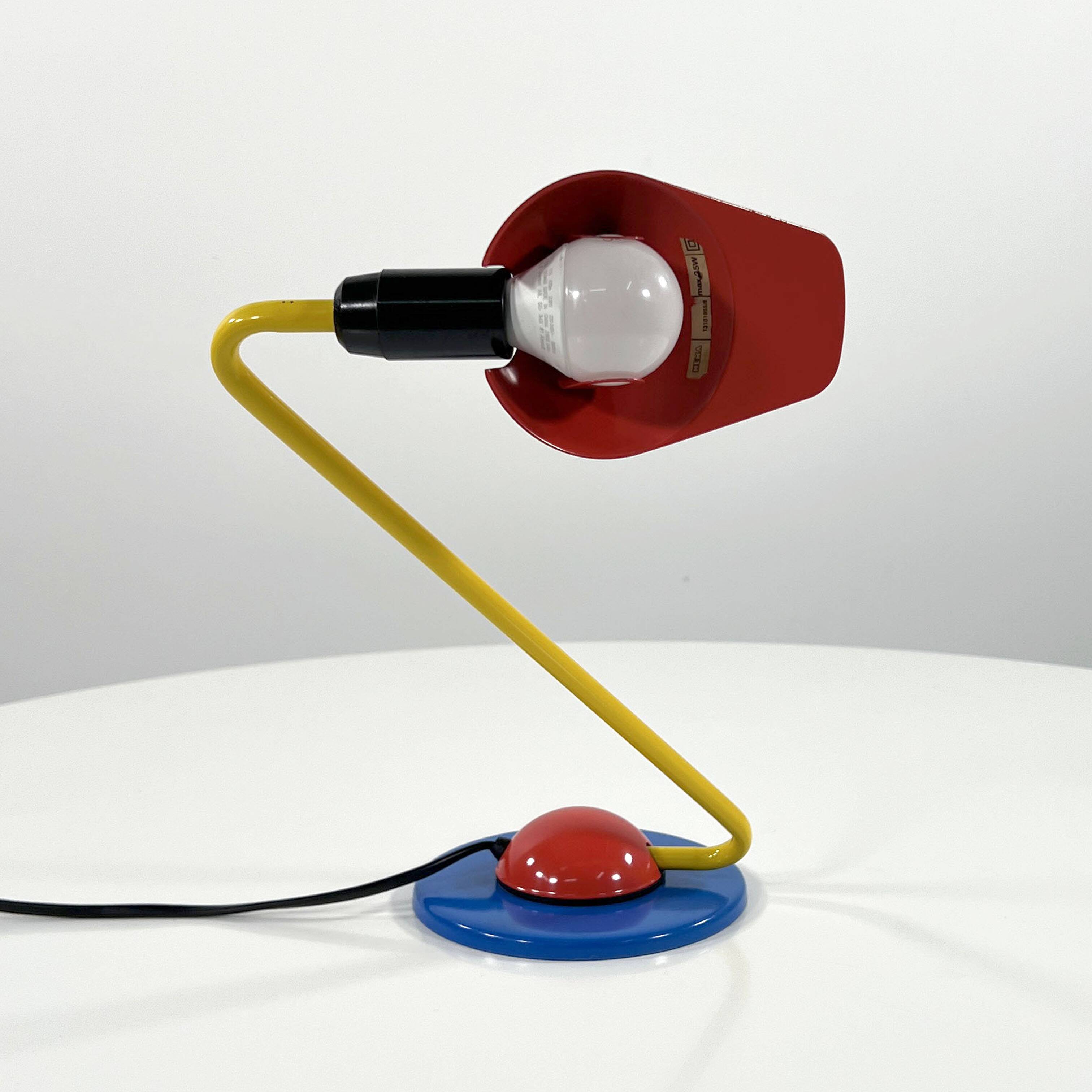 Lampe de table tricolore Hema, 1980