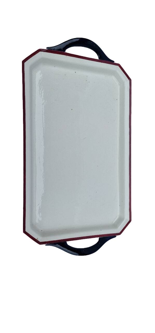 Tray with two handles HBCM Mid 20th century