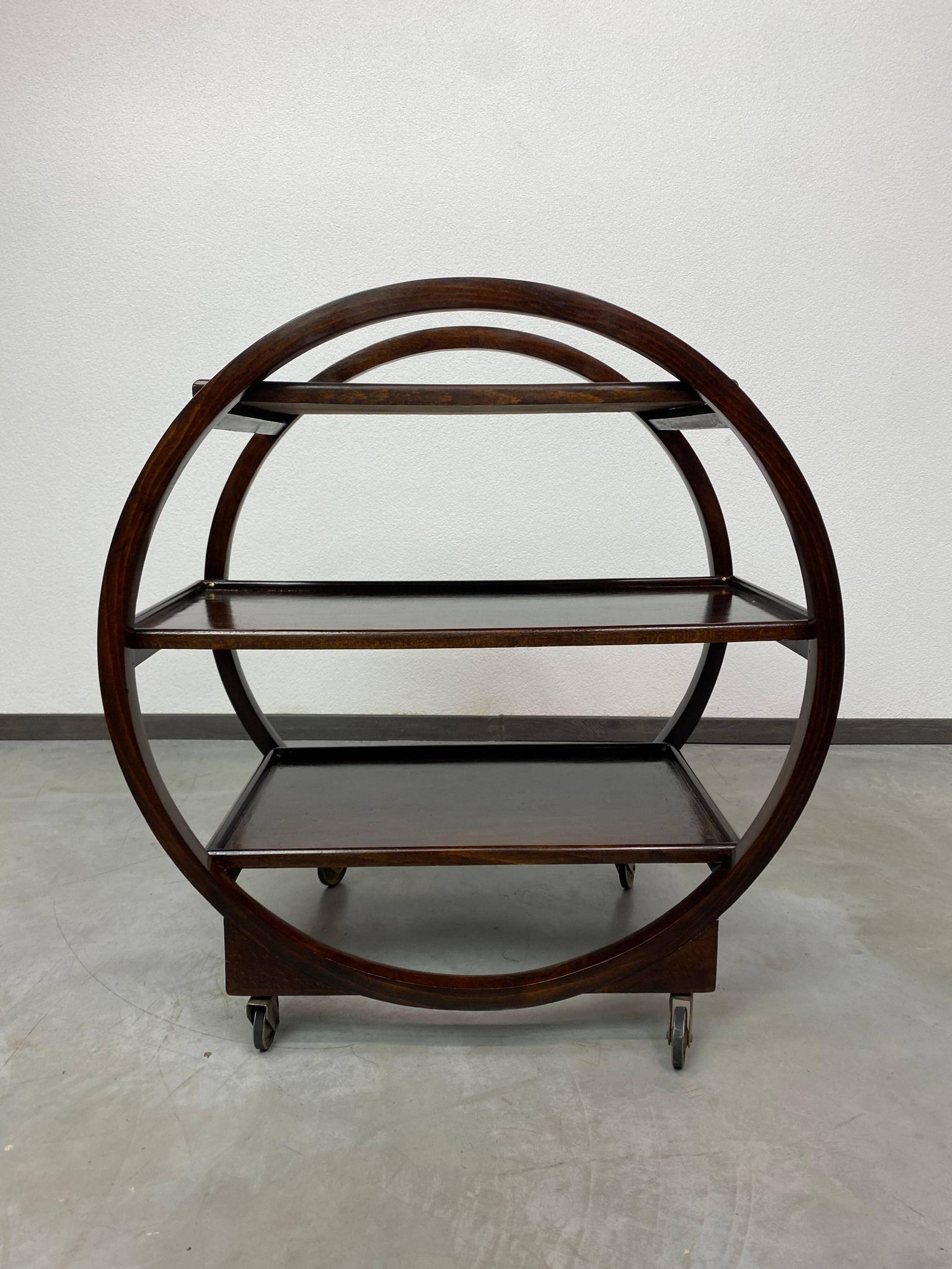 Chariot de service Art déco no.1157 par Thonet Debrecen 1930