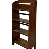 Art Deco Oak compact bookcase minimalist design