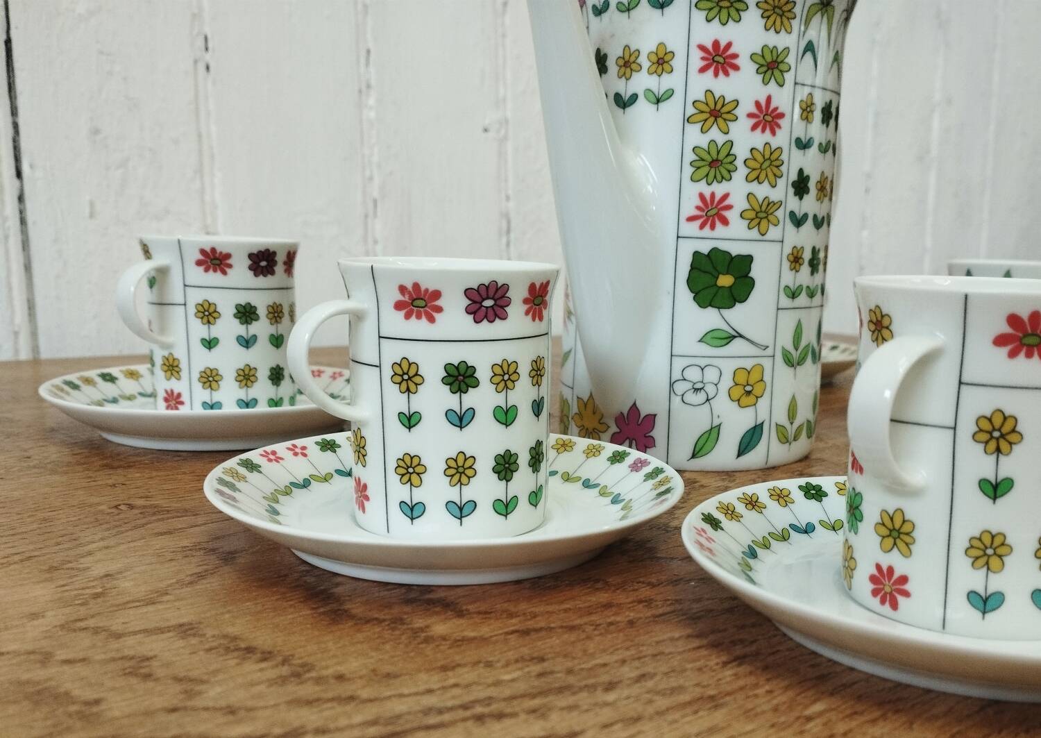 Coffee service rosenthal studio line berlin piemonte baumann pucci