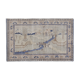 Shabby chic vintage turkish village pictorial rug 3'7'' x 5'4''