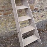 Old wooden stepladder
