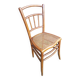 Old thonet style bistro chair turned wood + vintage cane seat