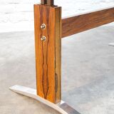 Vintage adjustable rosewood dining or coffee table from K&G, 1960s