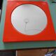 Miroir vintage orange