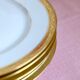 Lot de 5 assiettes Limoges rue de paradis