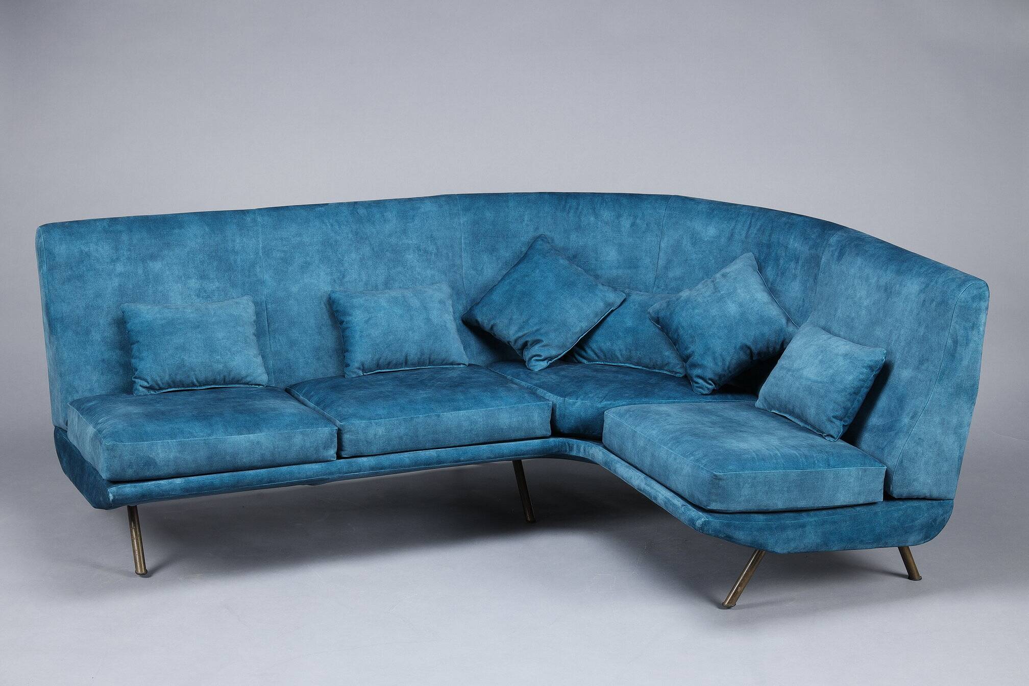 Corner sofa by marco zanuso (1916-2001) published by arflex