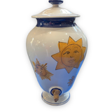 Water fountain in earthenware pattern sun christian dior