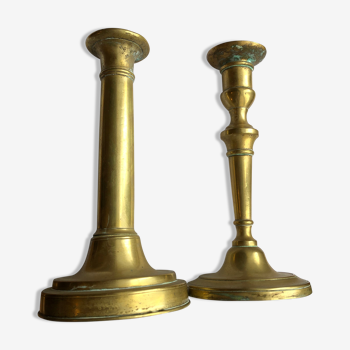 Set of two candle holders