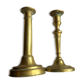 Lot de deux bougeoirs