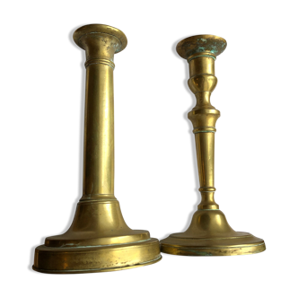 Set of two candle holders