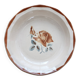 Old round hollow plate in Digoin Sarreguemines earthenware 9181