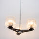 Eastern bloc brutalist pendant lamp by Lidokov, 1970´s
