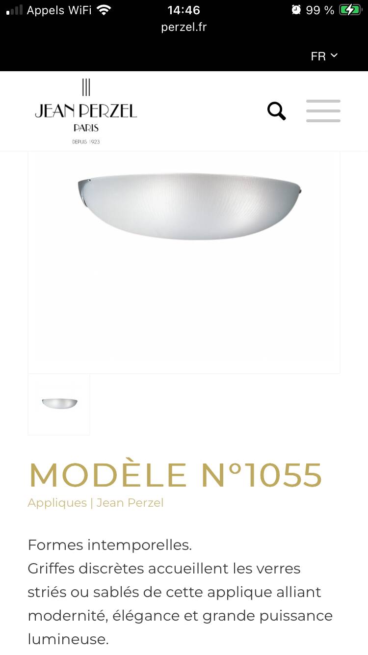 Jean Perzel wall lights