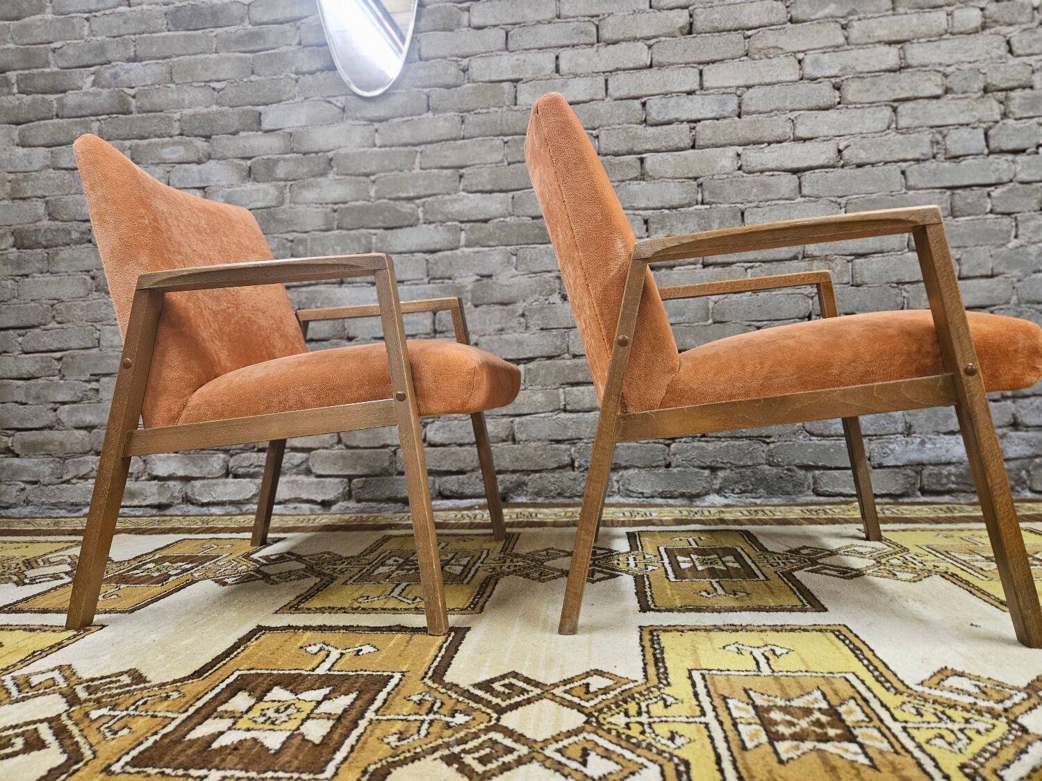Pair of vintage Danish armchair