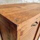 Antique roller shutter cabinet Paris oak wall cupboard