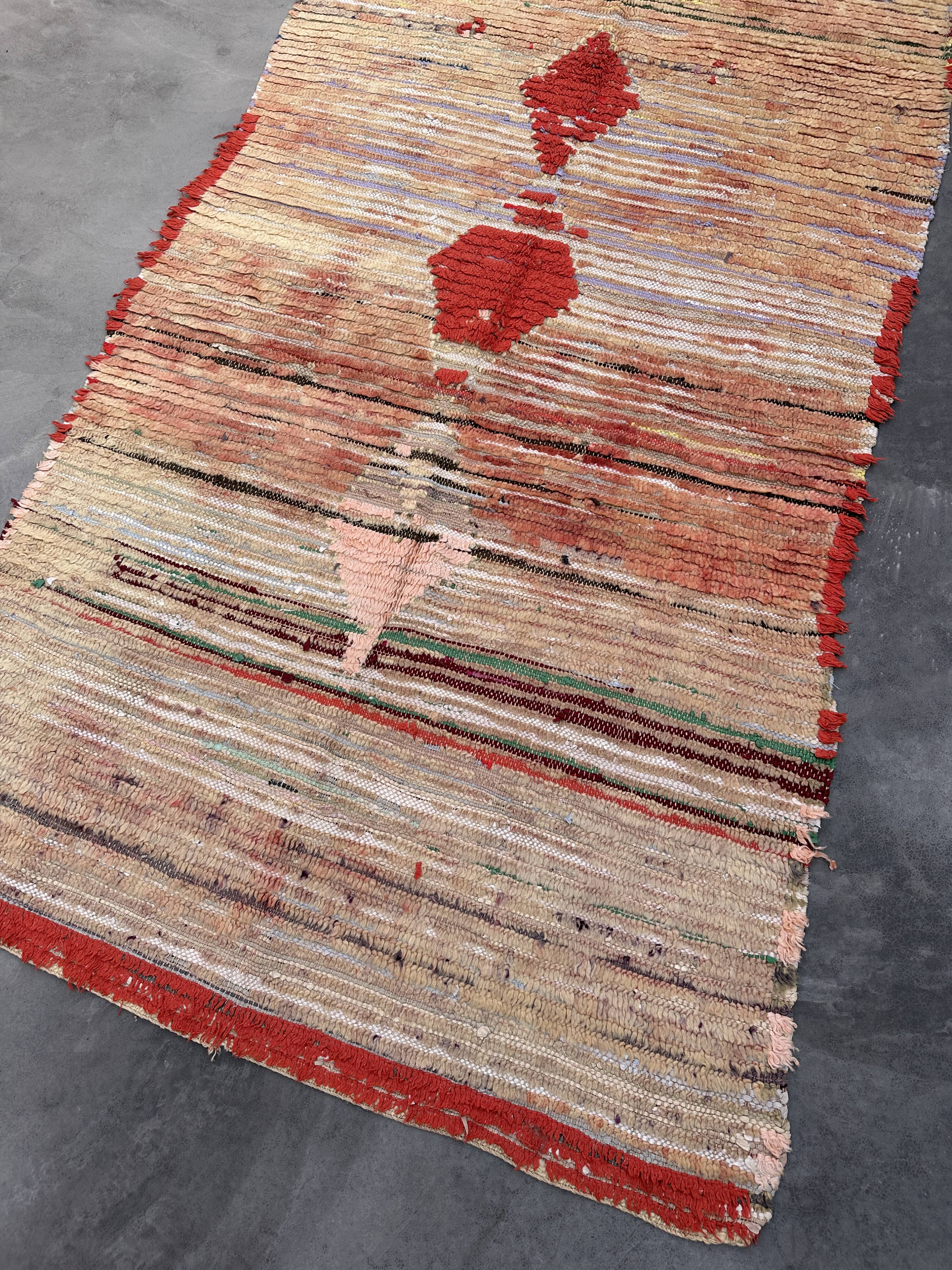 Boujad beige Moroccan rug - 135 x 234 cm