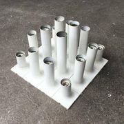 German ceiling lamp model A248 from the mid-century space age by Rolf Krüger for Staff, 1960s, set of 16.